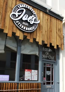 Cotton Eye Joe's restaurant frontage in Torquay